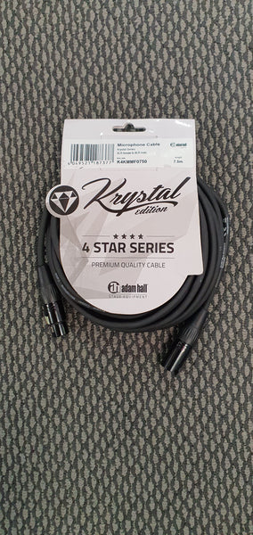 Krystal Edition Microphone Cable - XLR Male to Female - 7.5m