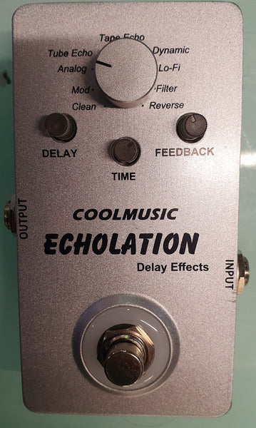 CoolMusic - Echolation Delay Guitar Effects Pedal - Second Hand