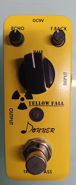 Donner - Yellow Fall Analog Delay/True Bypass Guitar Pedal - Second Hand