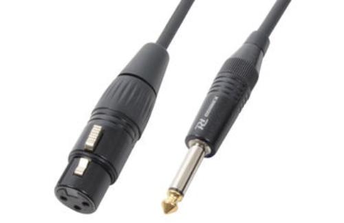 Audio Lead - XLR Female to 6.3mm TS Plug