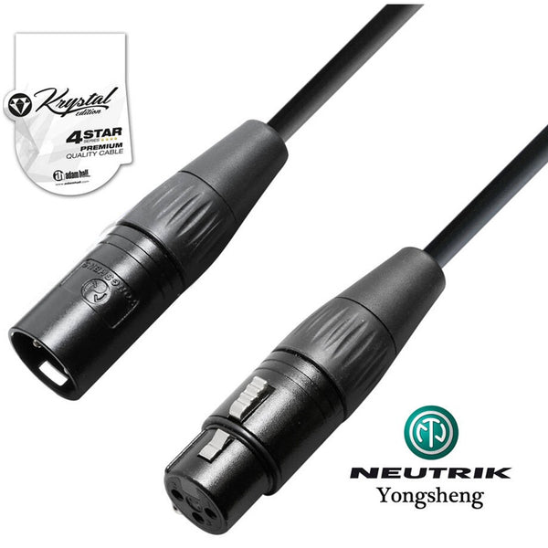 Krystal Edition Microphone Cable - XLR Male to Female - 10m