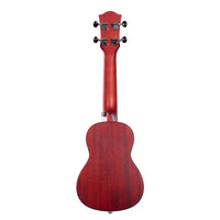 Cascha - Premium Mahogany Soprano Ukulele -  Red