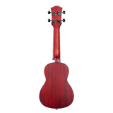 Cascha - Premium Mahogany Soprano Ukulele -  Red