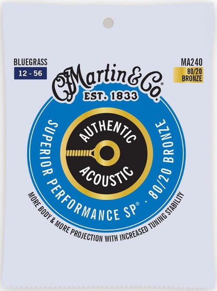 Martin Authentic Acoustic Strings -  Bluegrass 12