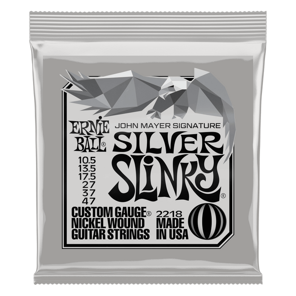 Ernie Ball - John Mayer Silver Slinky Signature Electric Guitar Strings - 10.5/47