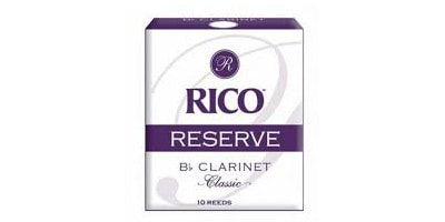 Rico - x10 Reserve Classic Clarinet Reeds - "3 1/2 +"