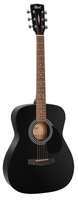 Cort - Standard Series Concert Acoustic Guitar - Black Satin