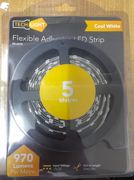 TechLight - ZD0575 Flexible Adhesive LED Strip - Cool White (Old New Stock)