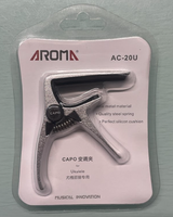 Aroma - AC20U Ukulele Capo - Silver