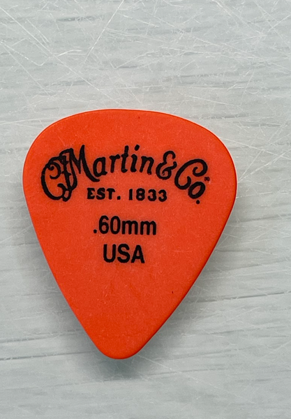 Martin - Delrin Pick - 0.60mm (Orange)