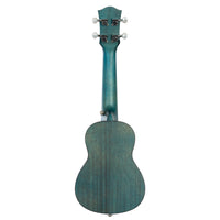 Cascha - Premium Mahogany Soprano Ukulele -  Aquamarine