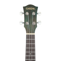 Cascha - Premium Mahogany Soprano Ukulele -  Aquamarine