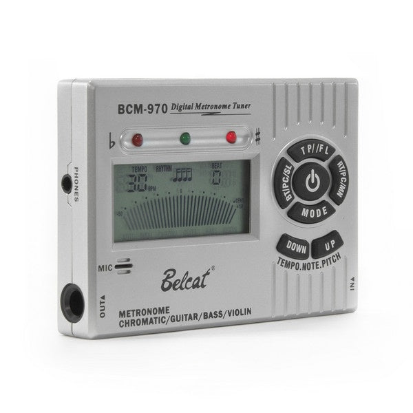 Belcat - BCM-970 Digital Metronome/Tuner - Silver