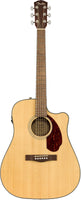 Fender - CD140SCE Acoustic Electric Guitar - Natural