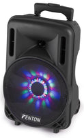 Fenton - FT10LED Portable 10" Active Speaker with Bluetooth - 450W