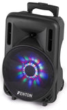 Fenton - FT10LED Portable 10" Active Speaker with Bluetooth - 450W