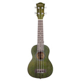 Cascha - Premium Mahogany Soprano Ukulele -  Green