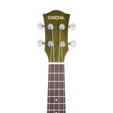 Cascha - Premium Mahogany Soprano Ukulele -  Green