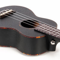 Cascha - Premium Mahogany Soprano Ukulele -  Black