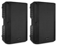 Vonyx - 1000W Active Stereo Speaker Set - 15"