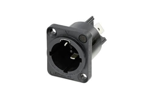 Neutrik -  NAC3MPX-TOP Appliance Inlet Chassis Mount.