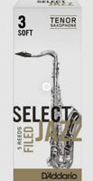 D'Addario - Select Jazz Tenor Saxophone Reeds Soft - 5 Pack