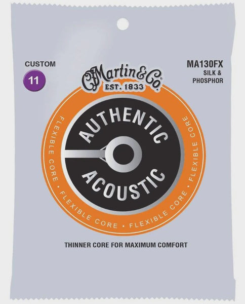 Martin - Flexible Core Silk N' Phosphor Guitar Strings - 11/47