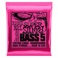 Ernie Ball - 5 String Bass Strings - Super Slinky 40/125