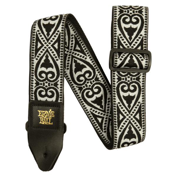 Ernie Ball - Jacquard Strap - Black Heart