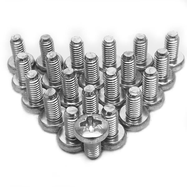 Penn Elcom S1120Z M6 Pozidriv Pan Head Screws 30mm - Zink