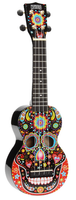 Mahalo - Art Series I Soprano Ukulele - Skull Black