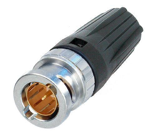 Neutrik - NBNC75BDD6 - The rearTWIST HD BNC cable connector offers a true 75 Ω design and is perfectly suitable for HD applications.