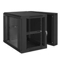 Proel Wall Mount 19" Rack Box 6U BLACK - WMRCD6506